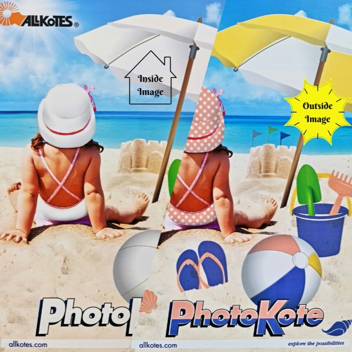 With spring in the air, why not bring a fresh approach to that next project!
PhotoKote is applied clear and comes to life when exposed to sunlight.
Available in 7 different colours, watch your piece transform when held up to the sun.